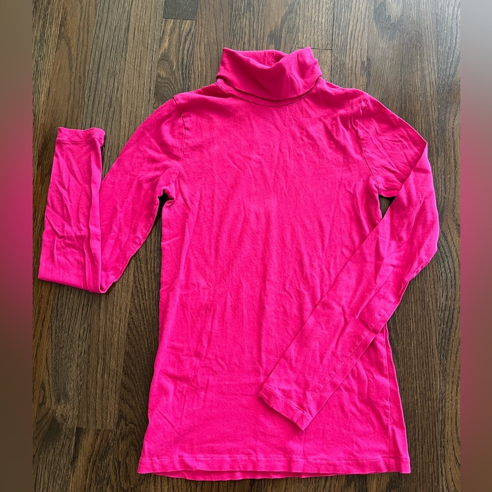 JCrew dark pink turtleneck